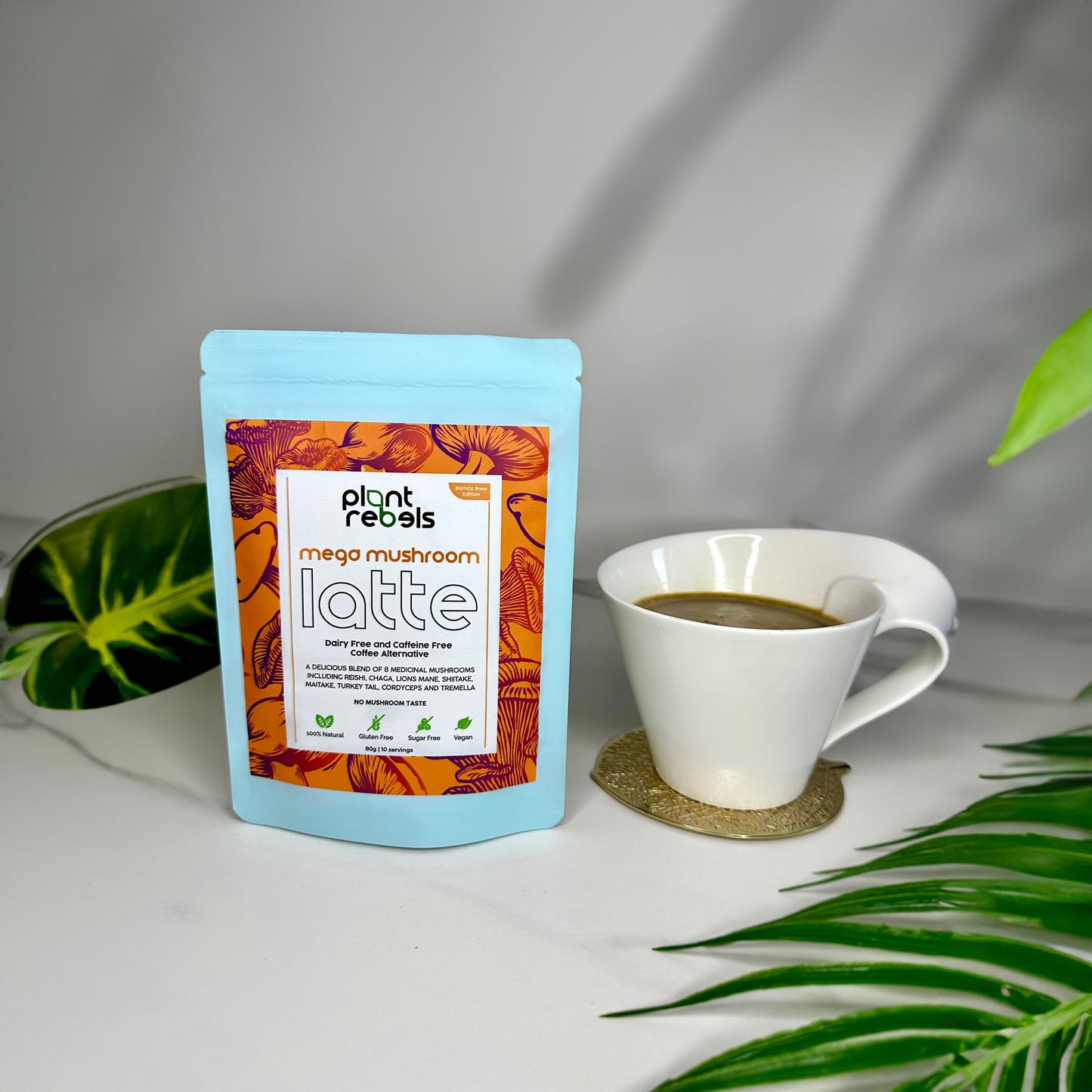 Mega Mushroom Latte Coffee Alternative for Energy & Focus