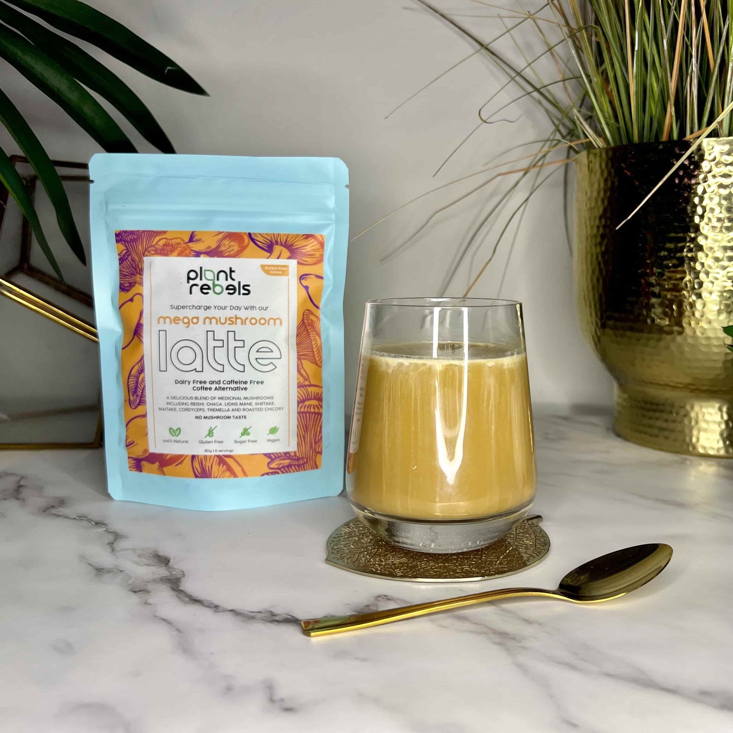 Mega Mushroom Latte Coffee Alternative for Energy & Focus